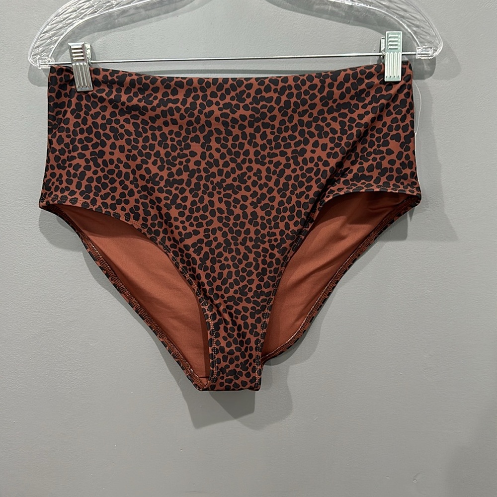 Old Navy High-Waisted French-Cut Bikini Swim Bottoms Size L - Picture 4 of 8